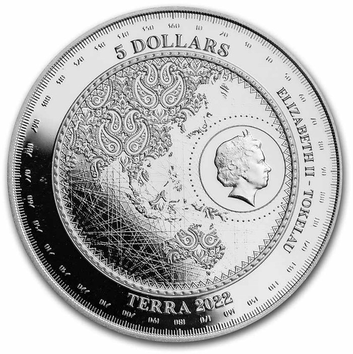 Tokelau - Terra, 1 ounce Silver Bullion, 2022 (proof like)
