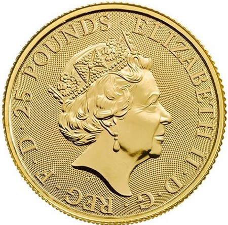 Great Britain - Gold Coin 1/4 oz, Unicorn of Scotland, 2018