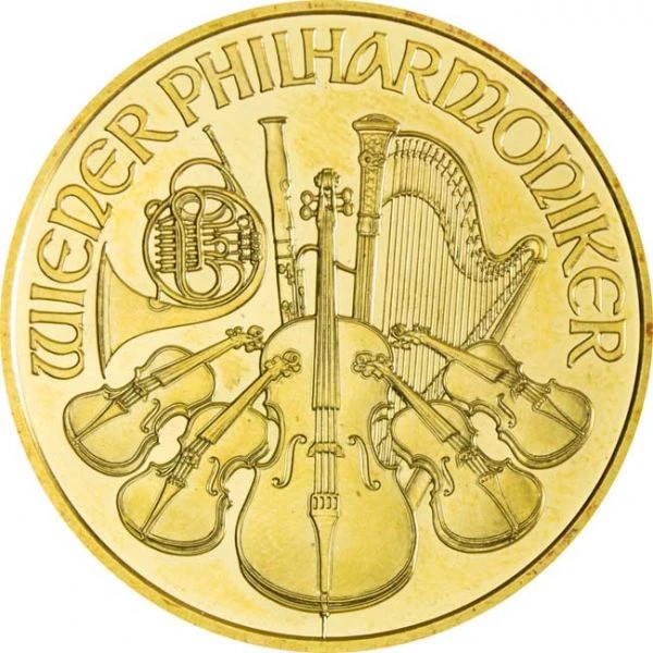 Austria - 100 Euro, Vienna Philharmonic gold 1 oz, BU 2002