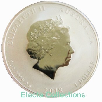 Australia - Silver coin BU 1 oz, Year of the Dog, 2018